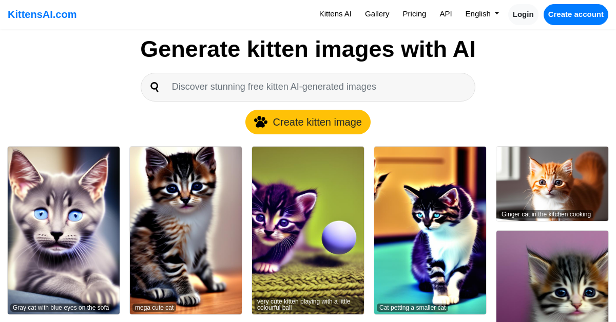 Kittens AI - AI Image Generation tool